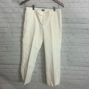 GAP Women's Classic Cream Cropped Pants